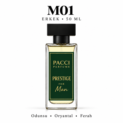 PACCI M01 Erkek Parfümü 50 ML – Odunsu • Oryantal • Ferah