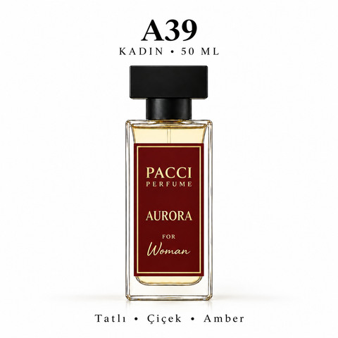 PACCI A39 Kadın Parfümü 50 ML – Tatlı • Çiçek • Amber