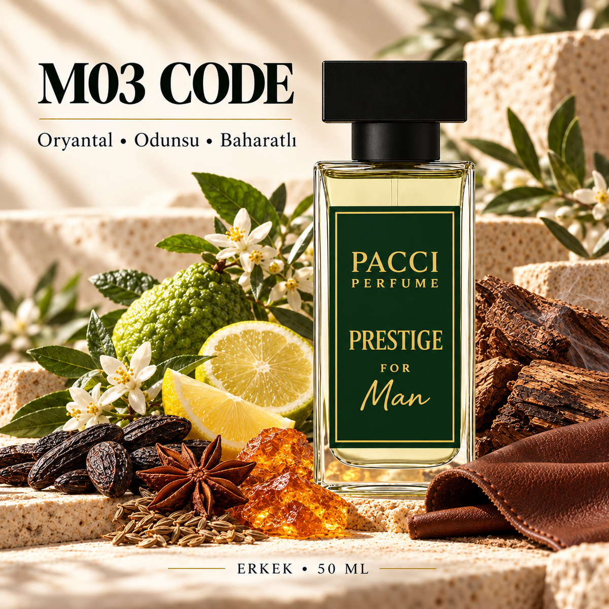 Giorgio Armani Code esintili PACCI M03 erkek parfümü 50 ML
