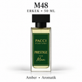 PACCI M48 Erkek Parfümü 50 ML – Amber • Aromatik