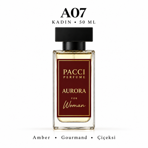 PACCI A07 Kadın Parfümü 50 ML – Amber • Gourmand • Çiçeksi