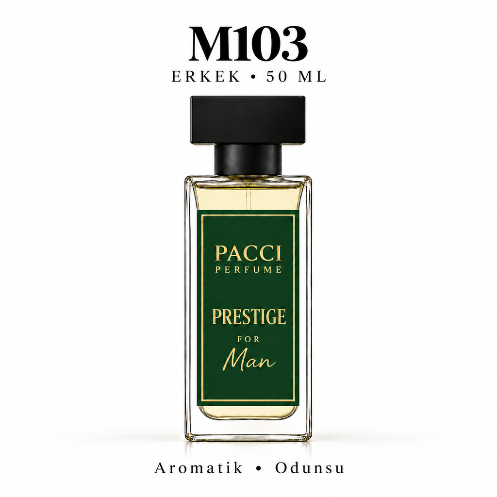 PACCI M103 Erkek Parfümü 50 ML – Aromatik • Odunsu