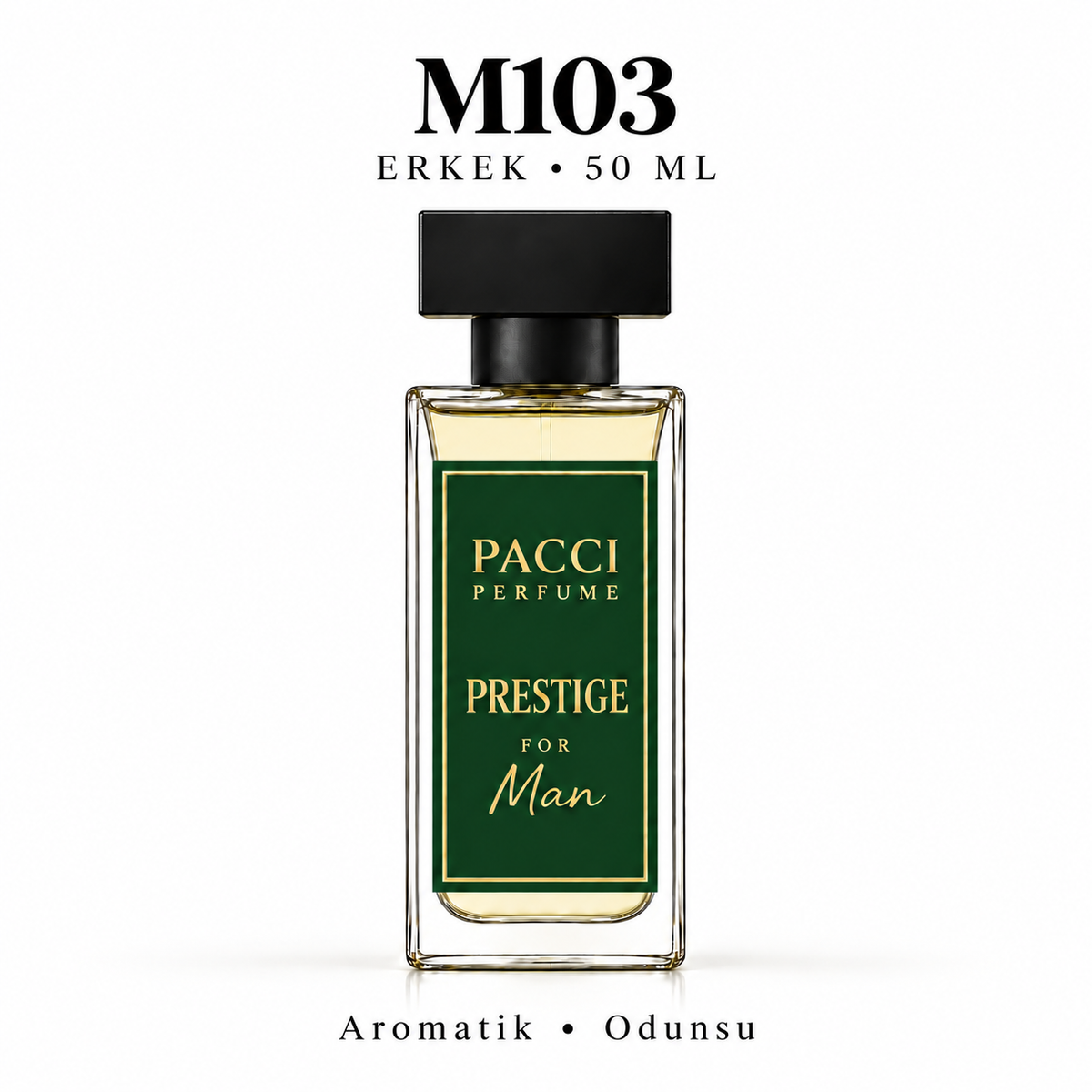 PACCI M103 Erkek Parfümü 50 ML – Aromatik • Odunsu