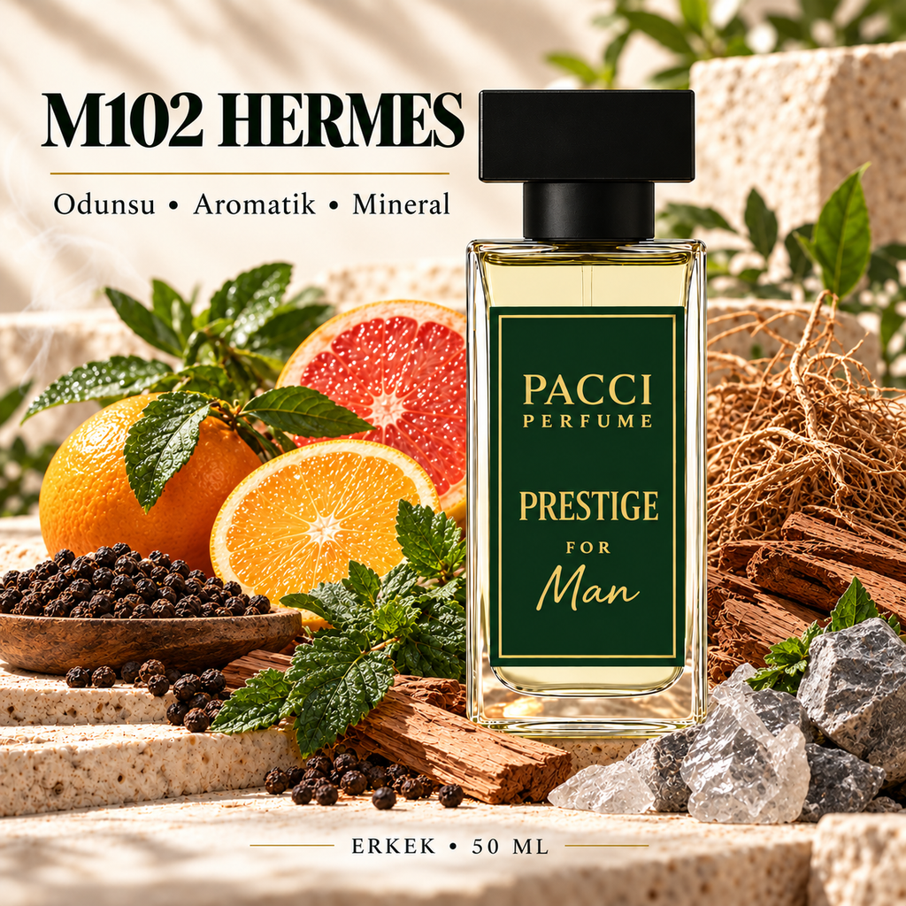 Hermès Terre d'Hermès esintili PACCI M102 erkek parfümü 50 ML