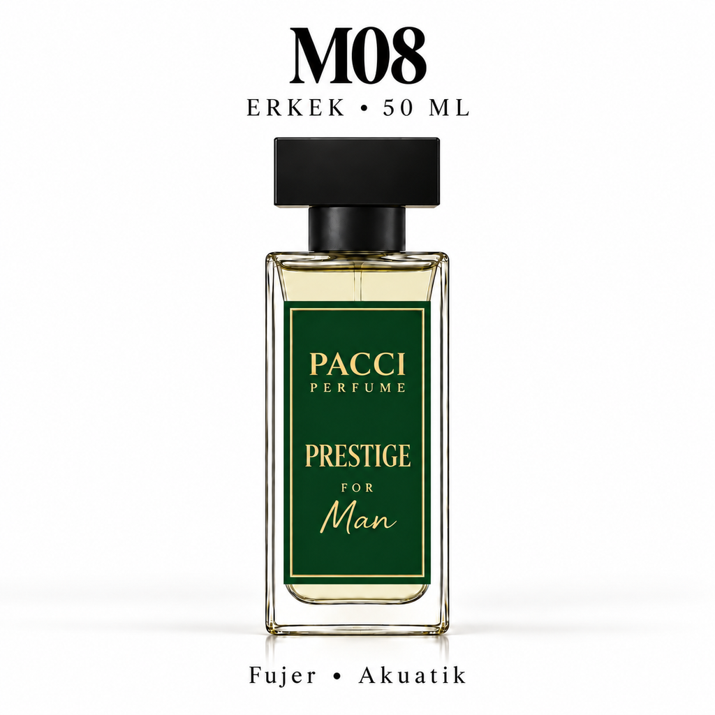 PACCI M08 Erkek Parfümü 50 ML – Fujer • Akuatik