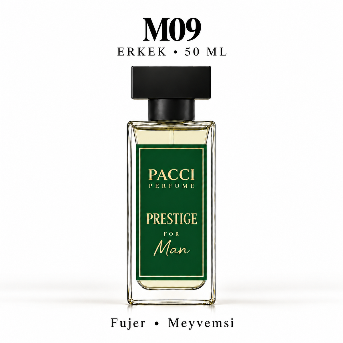 PACCI M09 Erkek Parfümü 50 ML – Fujer • Meyvemsi