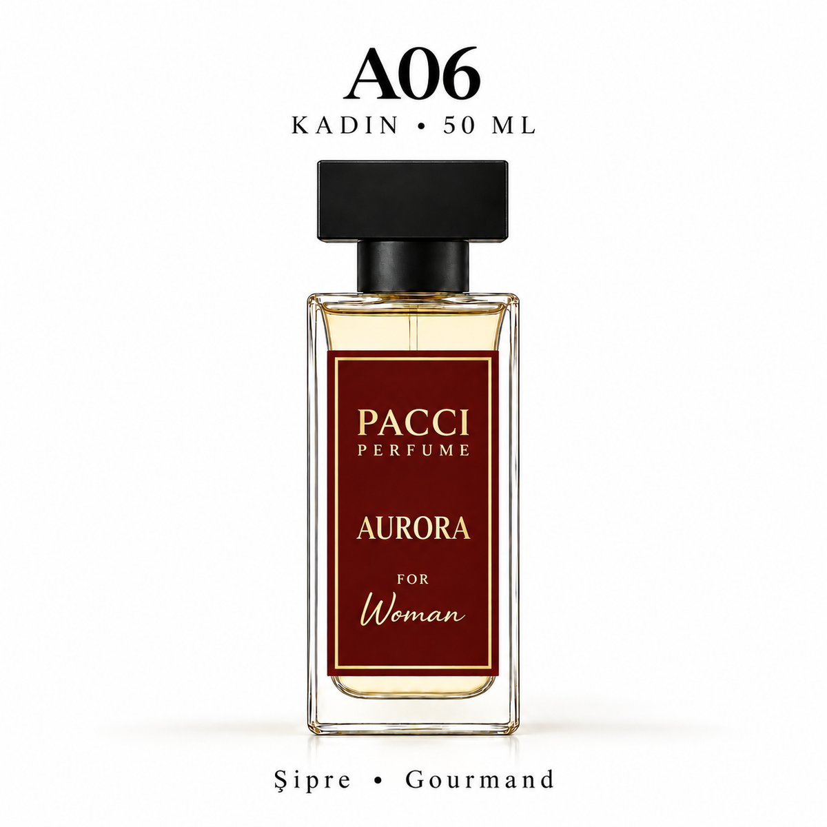 PACCI A06 Kadın Parfümü 50 ML – Şipre • Gourmand