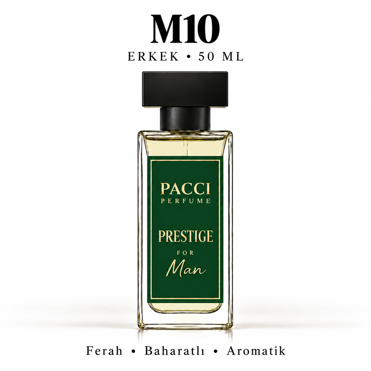 PACCI M10 Erkek Parfümü 50 ML – Ferah • Baharatlı • Aromatik