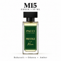 PACCI M15 Erkek Parfümü 50 ML – Baharatlı • Odunsu • Amber