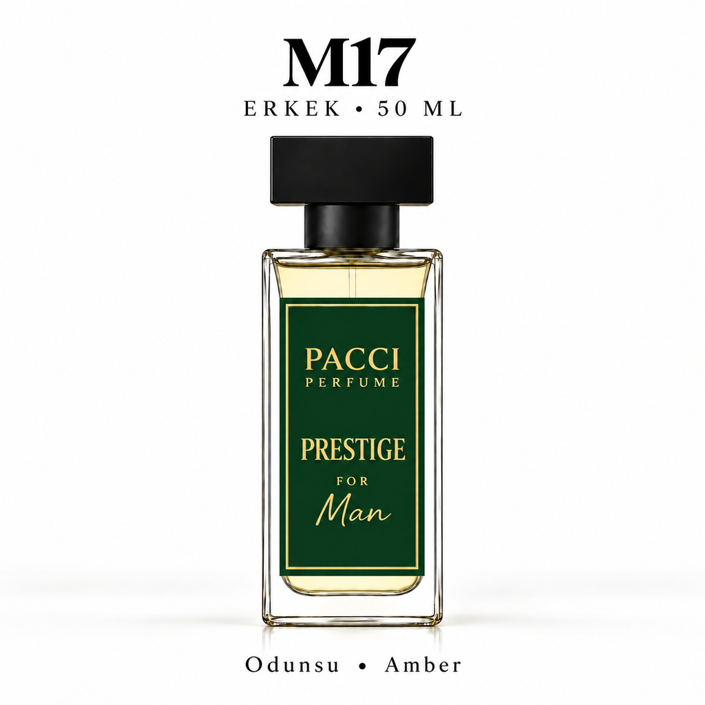 PACCI M17 Erkek Parfümü 50 ML – Odunsu • Amber