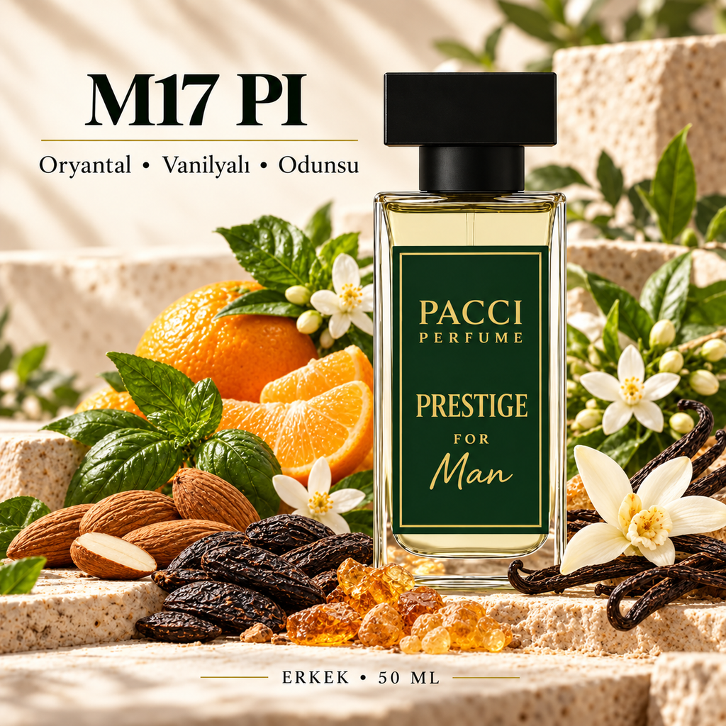 Givenchy Pi esintili PACCI M17 erkek parfümü 50 ML
