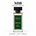 PACCI M18 Erkek Parfümü 50 ML – Aromatik • Yeşil • Odunsu