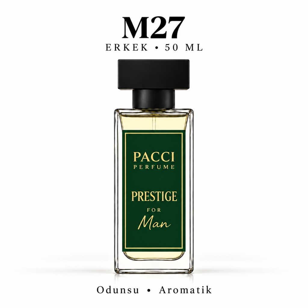 PACCI M27 Erkek Parfümü 50 ML – Odunsu • Aromatik
