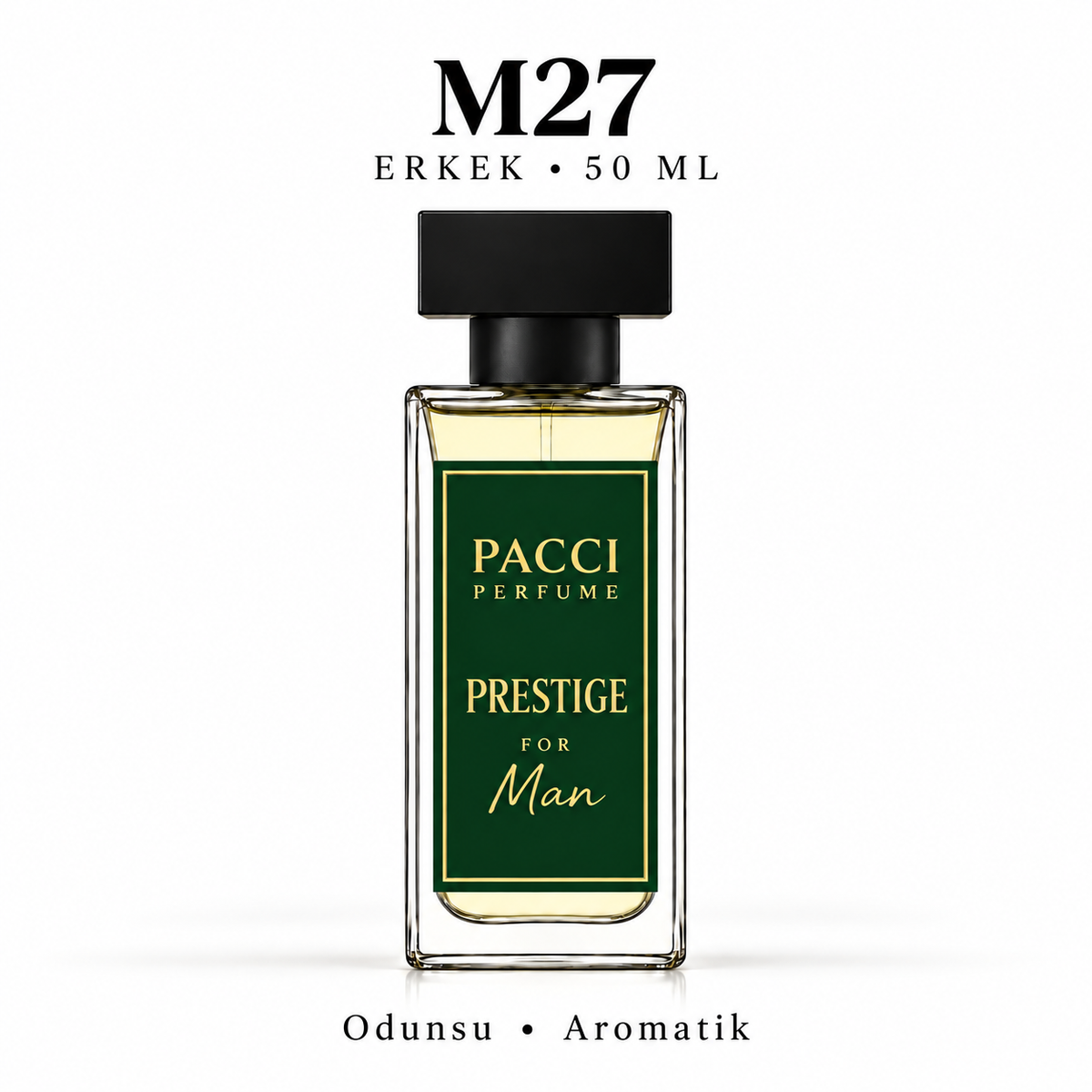 PACCI M27 Erkek Parfümü 50 ML – Odunsu • Aromatik
