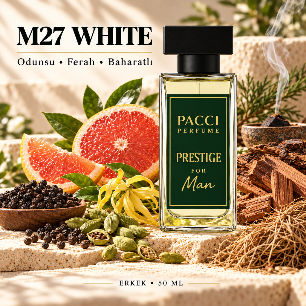 Lacoste L.12.12 Blanc esintili PACCI M27 erkek parfümü 50 ML