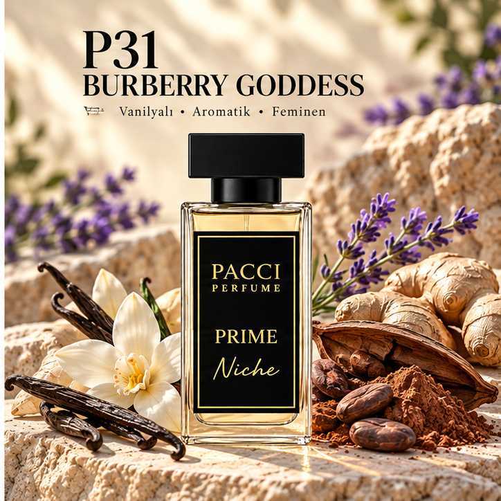 Burberry Goddess esintili PACCI P31 niche unisex parfüm 50 ML