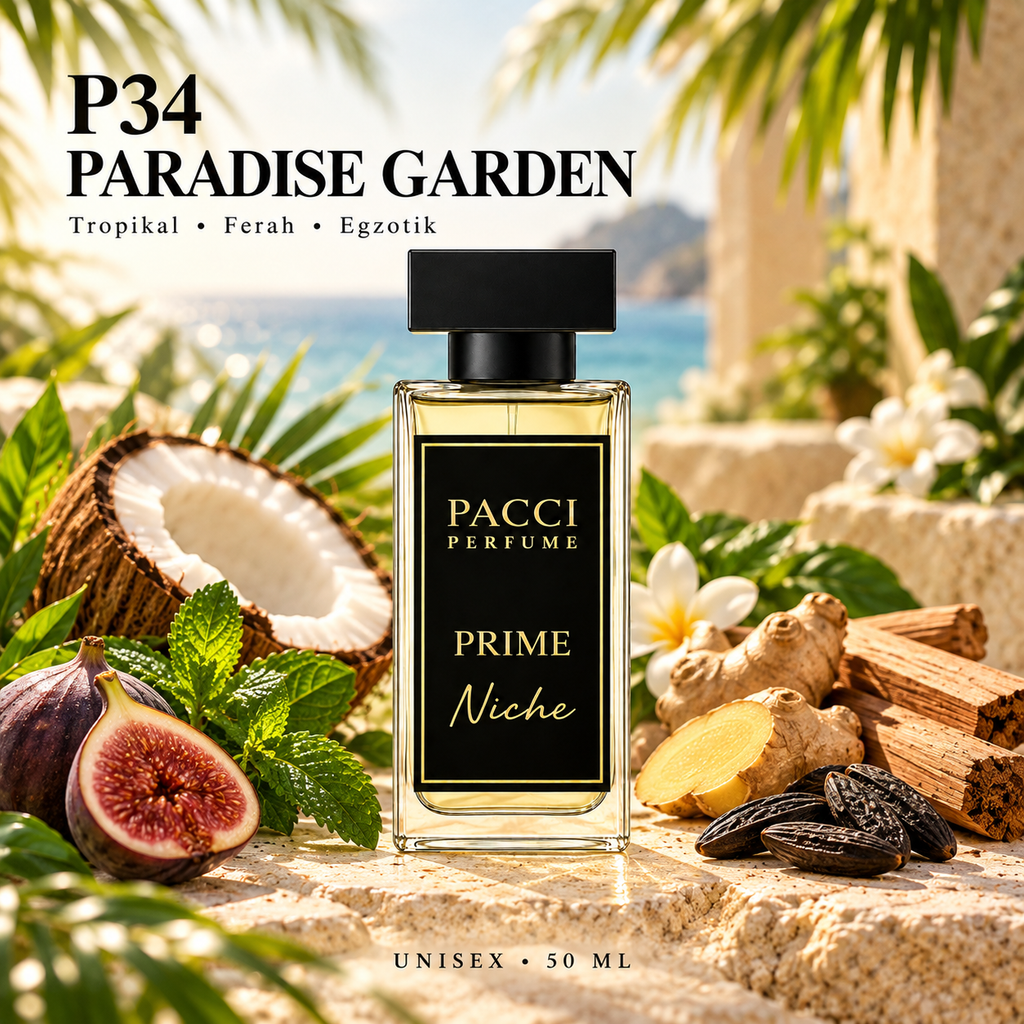 Le Beau Paradise Garden esintili PACCI P34 niche unisex parfüm 50 ML