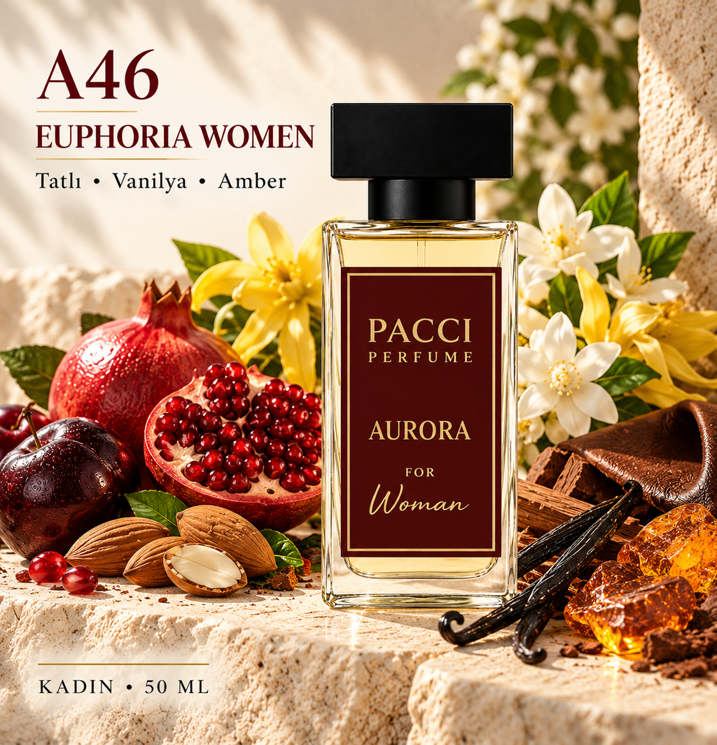Calvin Klein Euphoria esintili PACCI A46 kadın parfümü 50 ML
