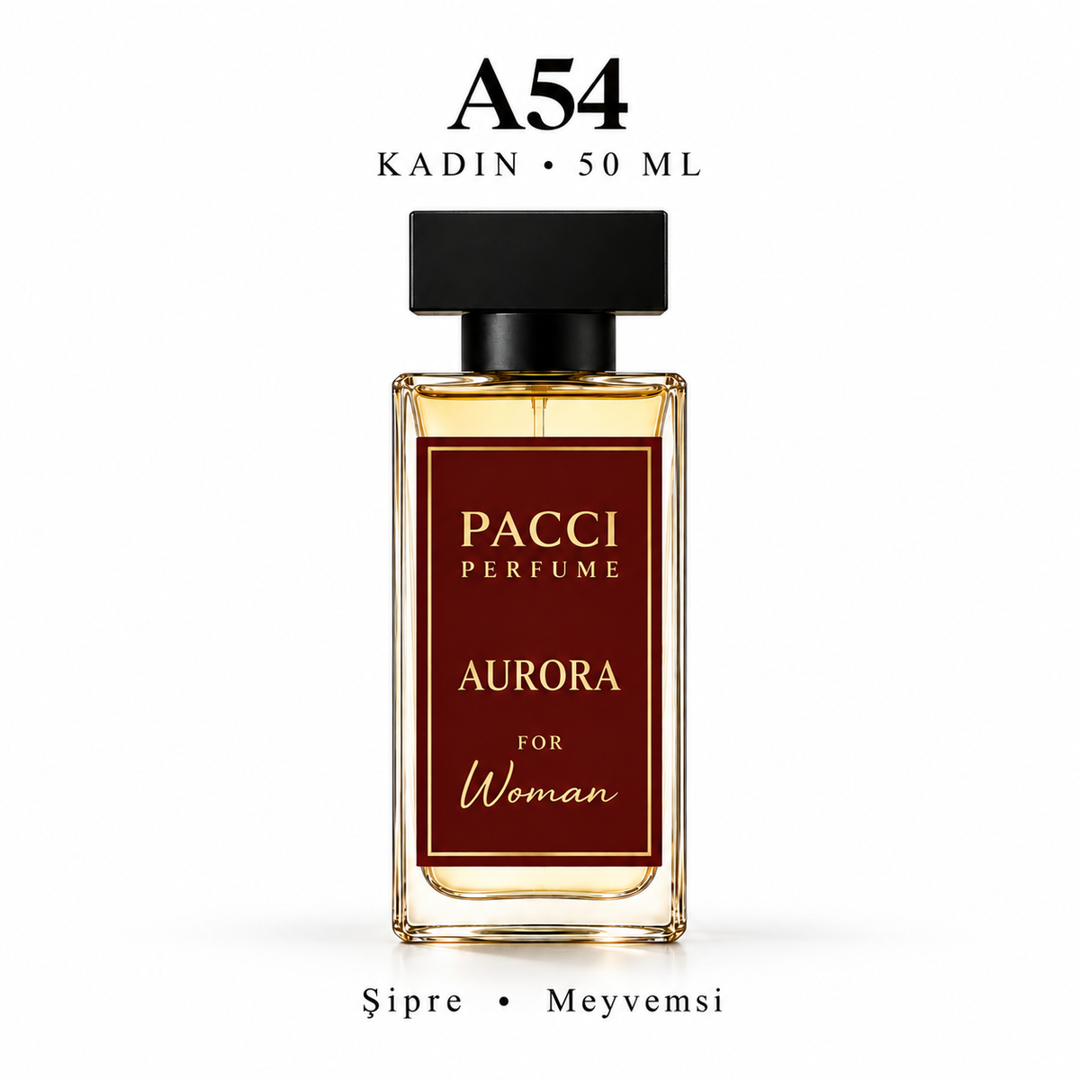 PACCI A54 Kadın Parfümü 50 ML – Şipre • Meyvemsi