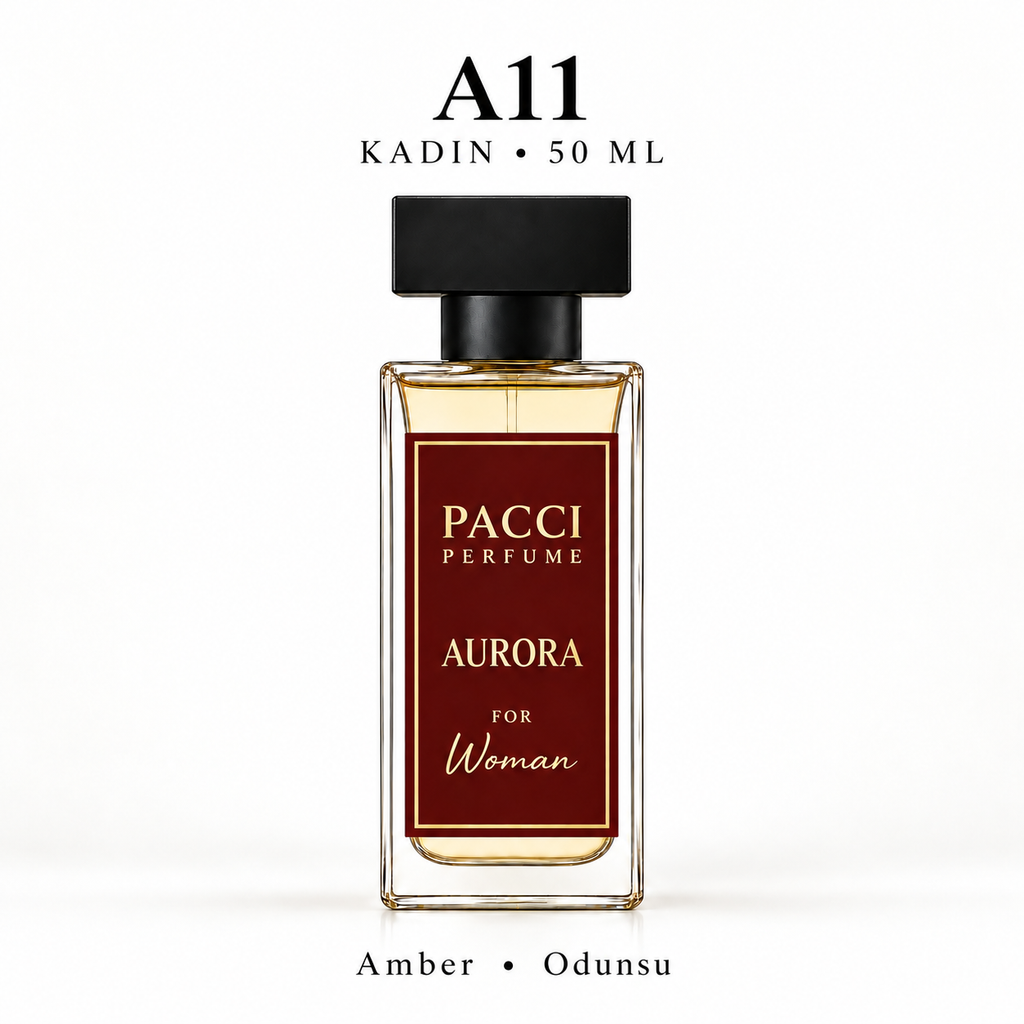 PACCI A11 Kadın Parfümü 50 ML – Amber • Odunsu