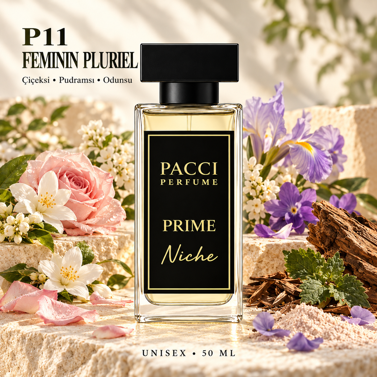 Kurkdjian Féminin Pluriel esintili PACCI P11 niche unisex parfüm 50 ML