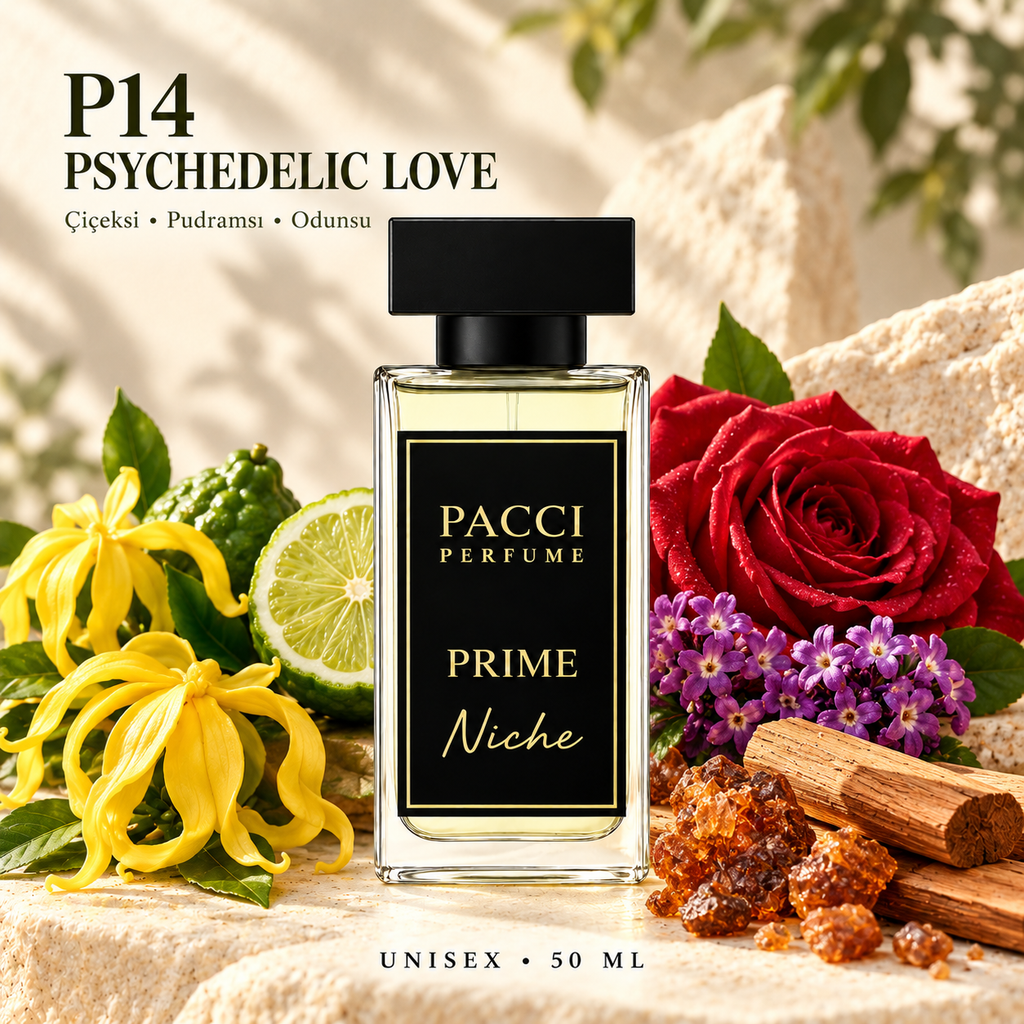 Initio Psychedelic Love esintili PACCI P14 niche unisex parfüm 50 ML