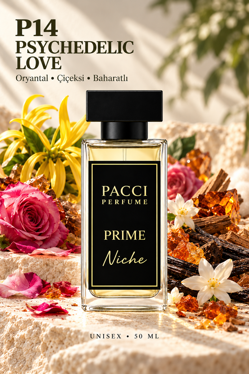 Molecule 02 esintili PACCI P15 niche unisex parfüm 50 ML