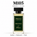 PACCI M105 Erkek Parfümü 50 ML – Amber • Baharatlı • Tatlı