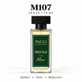 PACCI M107 Erkek Parfümü 50 ML – Amber • Tatlı • Baharatlı