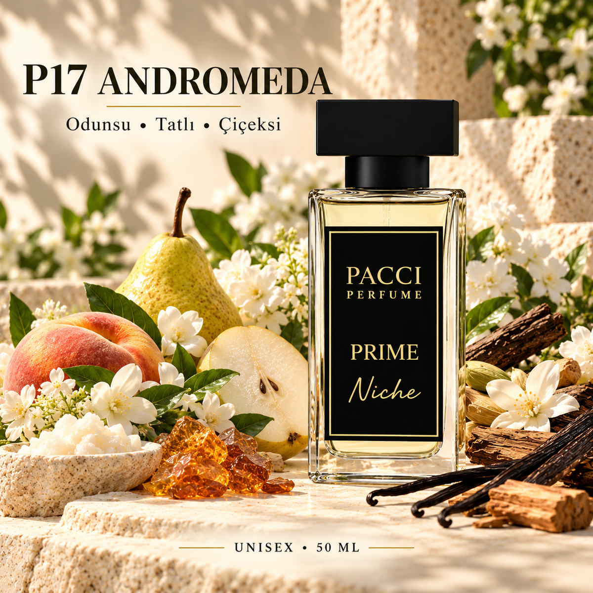 Tiziana Terenzi Andromeda esintili PACCI P17 niche unisex parfüm 50 ML