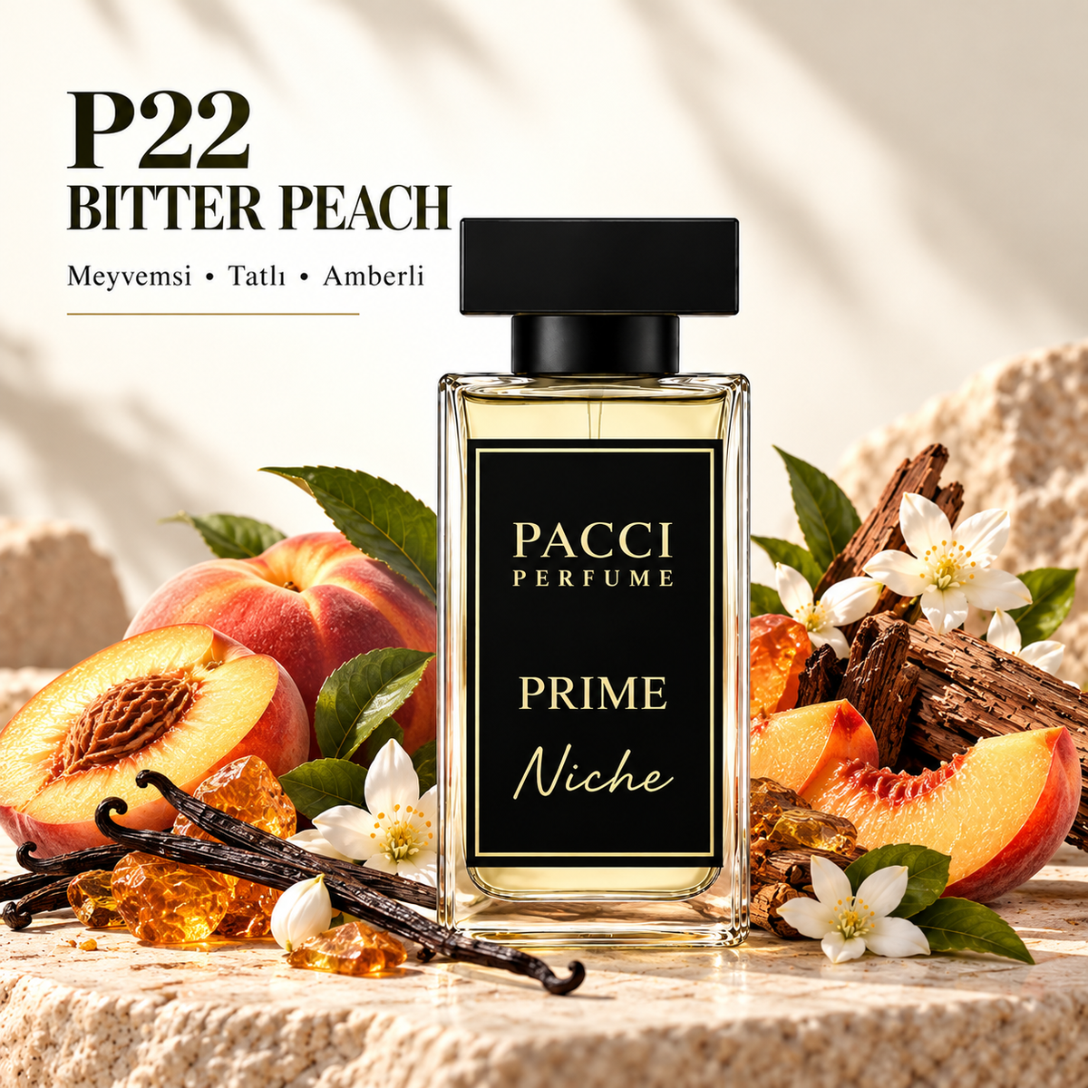 Tom Ford Bitter Peach esintili PACCI P22 niche unisex parfüm 50 ML