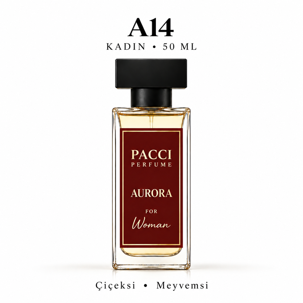PACCI A14 Kadın Parfümü 50 ML – Çiçeksi • Meyvemsi