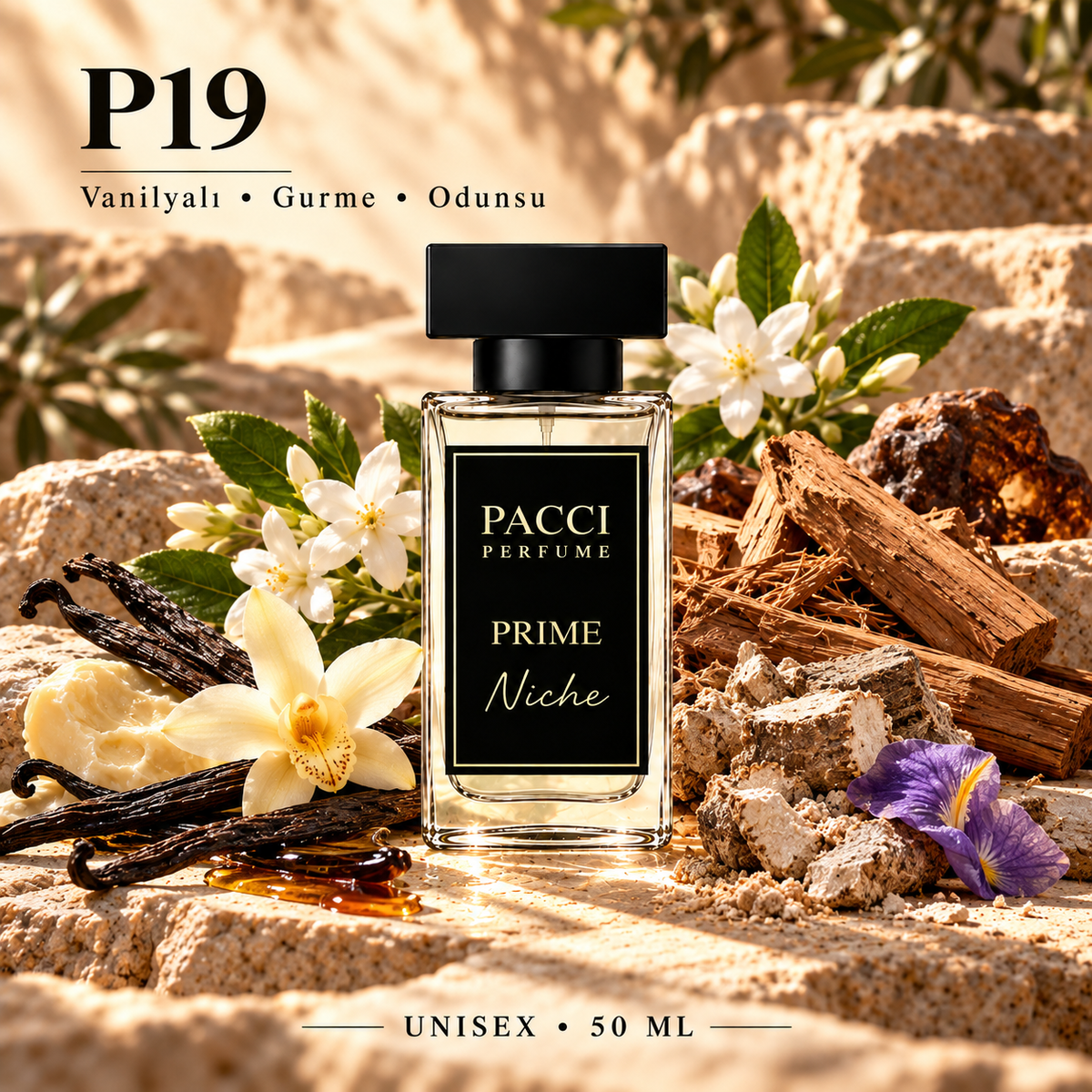 Tom Ford Vanilla Sex esintili PACCI P19 niche unisex parfüm 50 ML