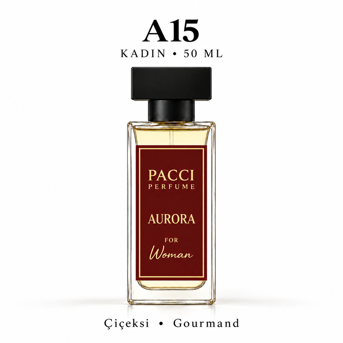 PACCI A15 Kadın Parfümü 50 ML – Çiçeksi • Gourmand