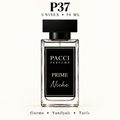 PACCI P37 Niche Unisex Parfüm 50 ML – Gurme • Vanilyalı • Tatlı