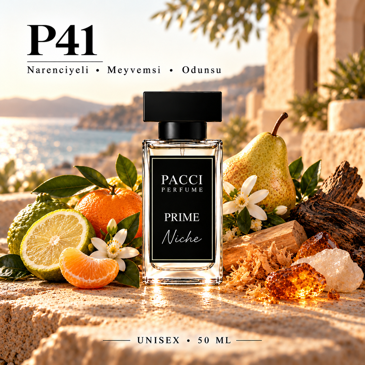 Ex Nihilo Blue Talisman esintili PACCI P41 niche unisex parfüm 50 ML