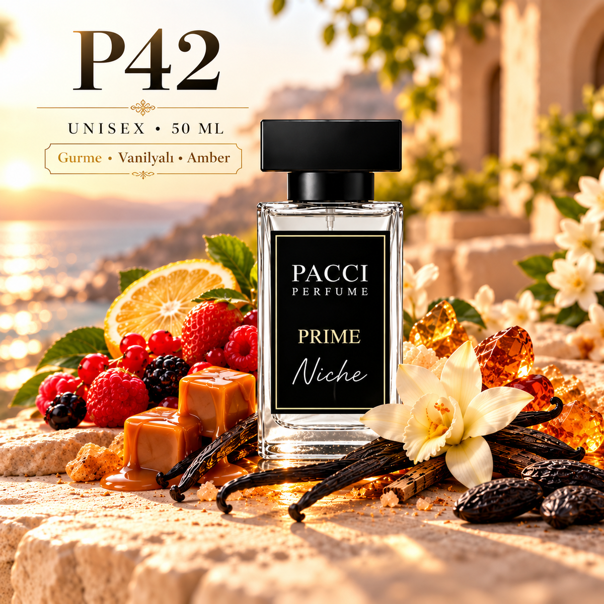 Billie Eilish Eilish esintili PACCI P42 niche unisex parfüm 50 ML