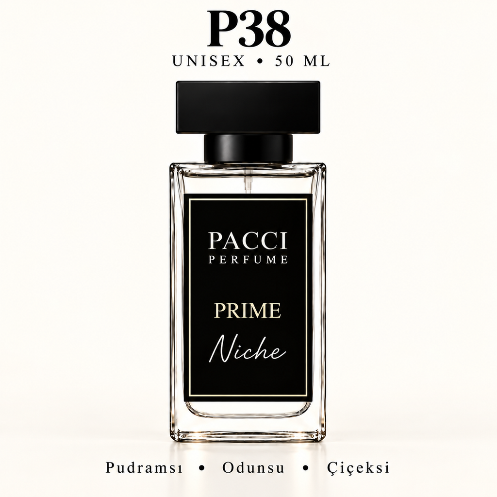PACCI P38 Niche Unisex Parfüm 50 ML – Pudramsı • Odunsu • Aromatik