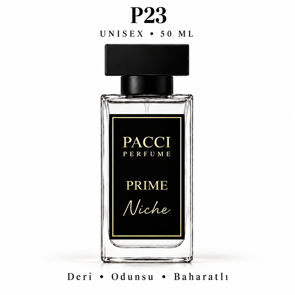 PACCI P23 Niche Unisex Parfüm 50 ML – Deri • Amber • Baharatlı