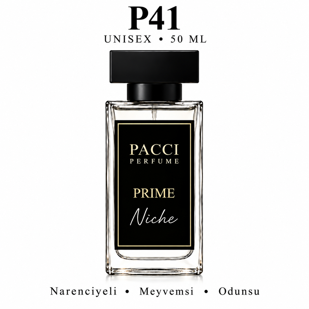 PACCI P41 Niche Unisex Parfüm 50 ML – Meyvemsi • Odunsu • Miskli