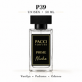 PACCI P39 Niche Unisex Parfüm 50 ML – Odunsu • Vanilyalı • Pudramsı