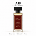 PACCI A18 Kadın Parfümü 50 ML – Meyvemsi • Çiçeksi • Tatlı