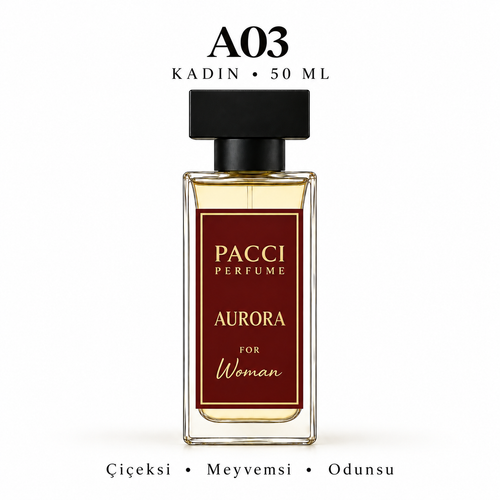 PACCI A03 Kadın Parfümü 50 ML – Çiçeksi • Meyvemsi • Odunsu