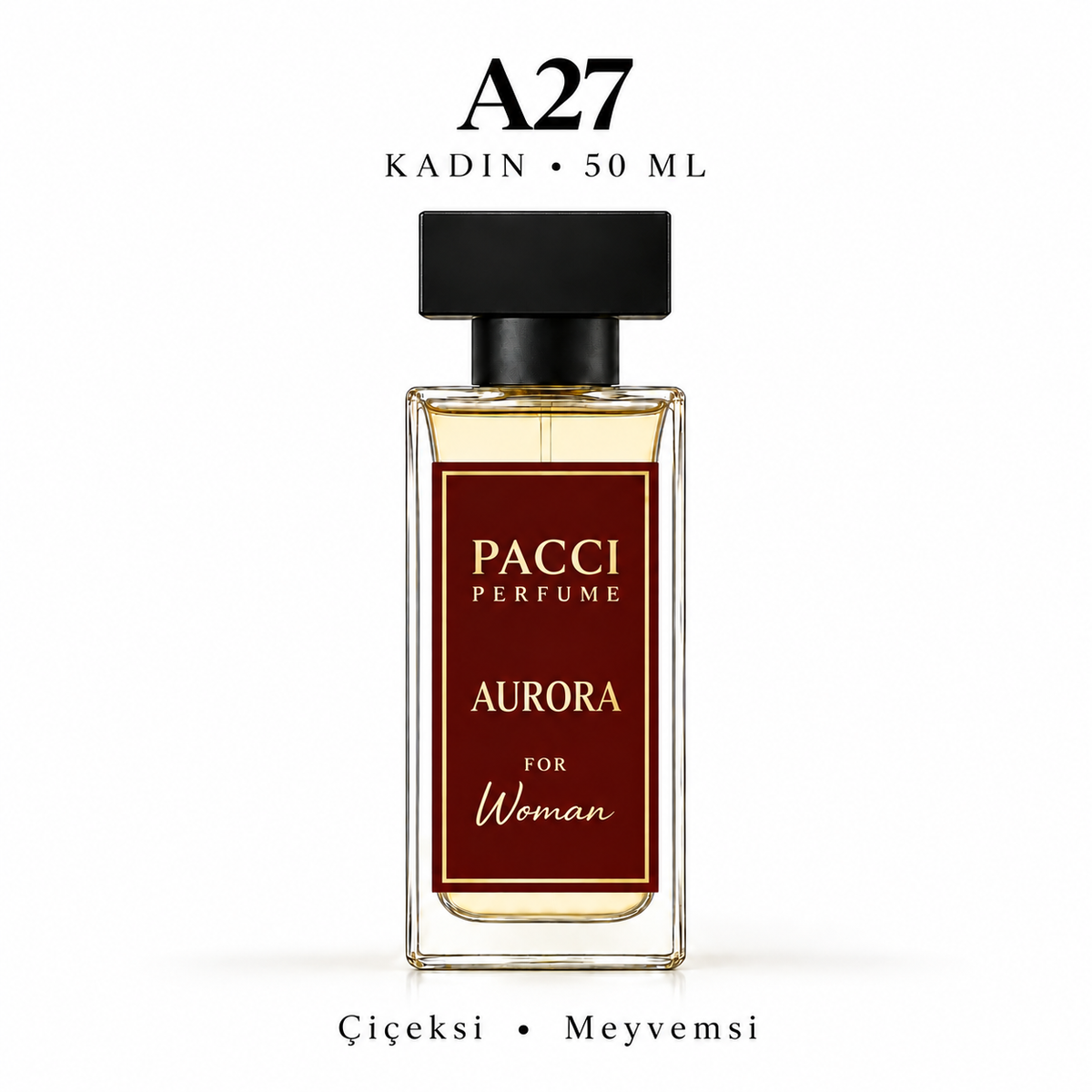 PACCI A27 Kadın Parfümü 50 ML – Çiçeksi • Meyvemsi