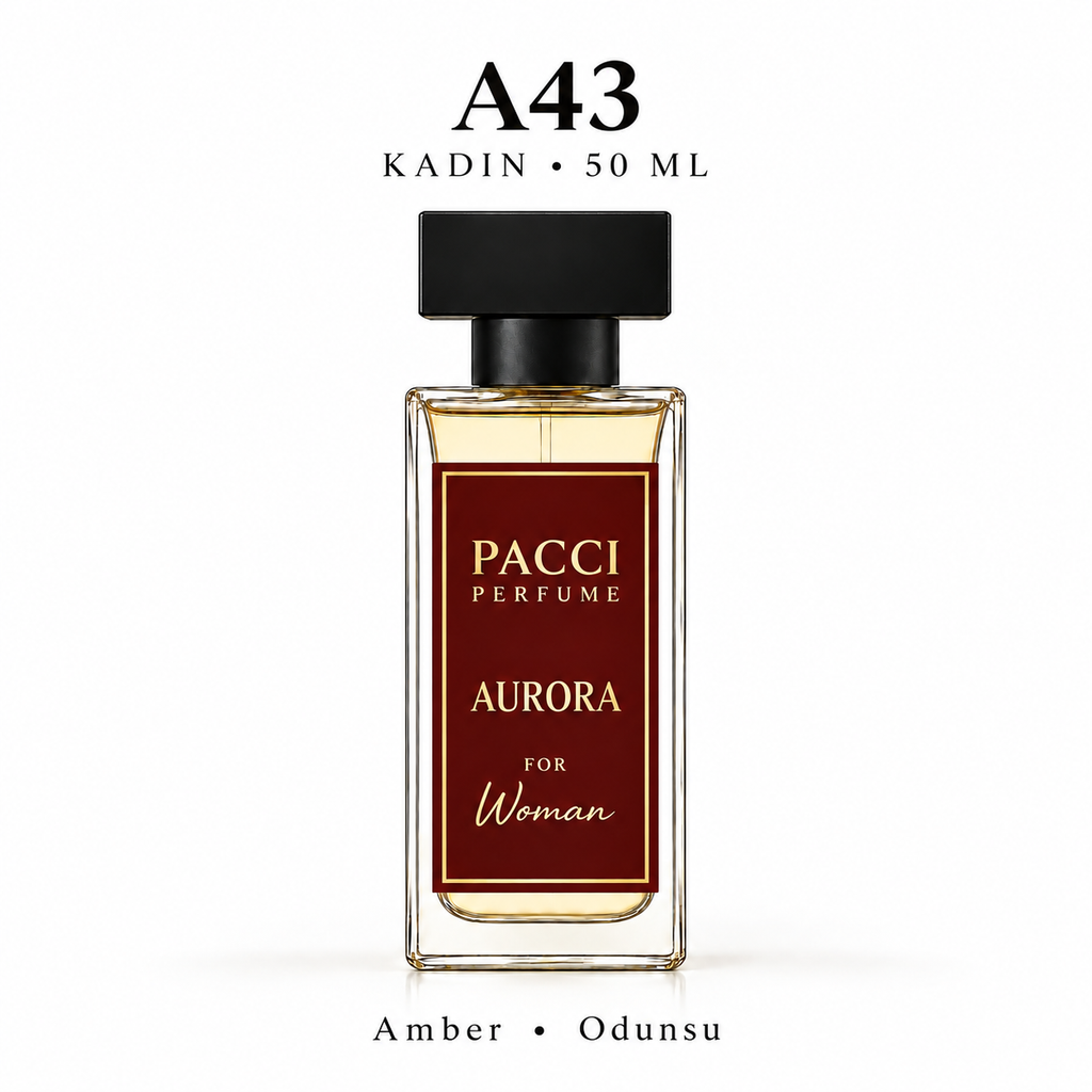 PACCI A43 Kadın Parfümü 50 ML – Amber • Odunsu