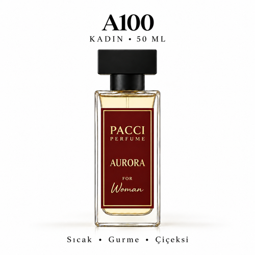 PACCI A100 Kadın Parfümü 50 ML – Sıcak • Gurme • Çiçeksi