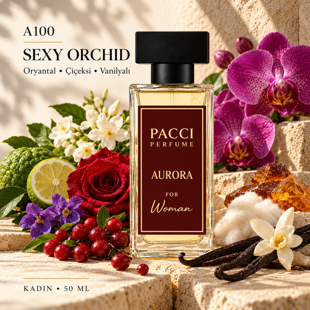 Victoria's Secret Very Sexy Orchid esintili PACCI A100 kadın parfümü 50 ML