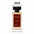 PACCI A04 Kadın Parfümü 50 ML – Amber • Çiçeksi