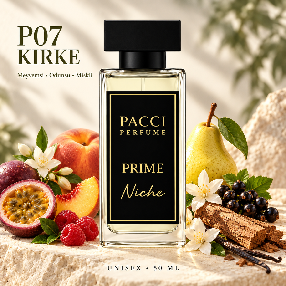 Tiziana Terenzi Kirkè esintili PACCI P07 niche unisex parfüm 50 ML