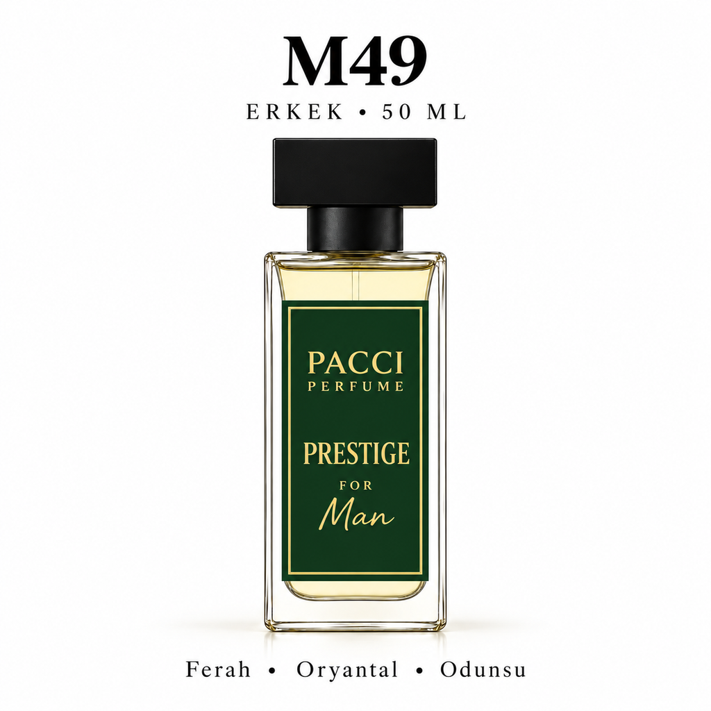 PACCI M49 Erkek Parfümü 50 ML – Ferah • Oryantal • Odunsu